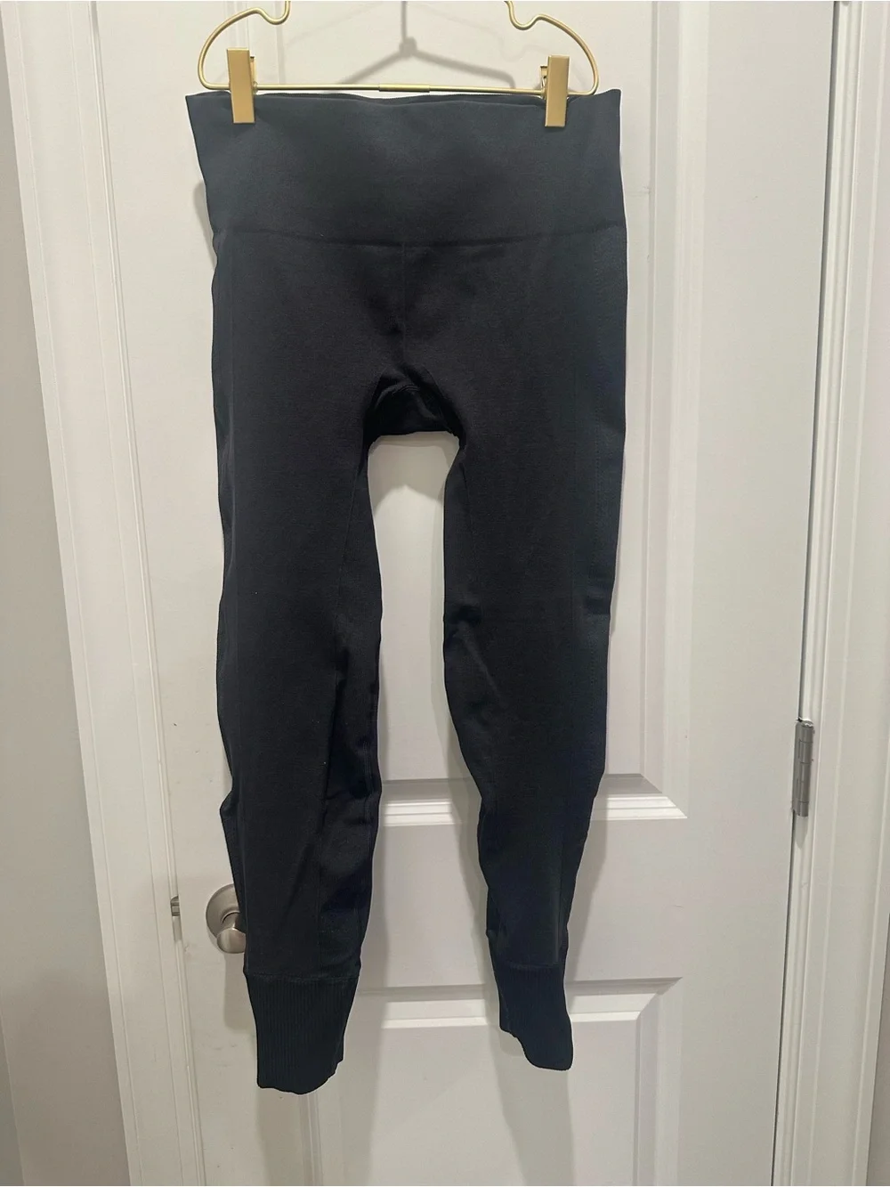 lululemon athletica Black High-Rise Leggings with Ribbed Ankles